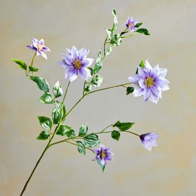 Faux Clematis Spray