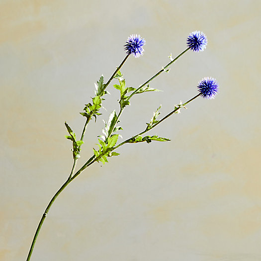 View larger image of Faux Thistle Spray, Blue