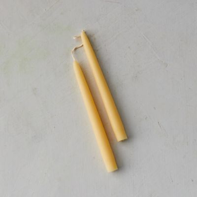 Unscented Taper Candles, 9 Inch Set of 2