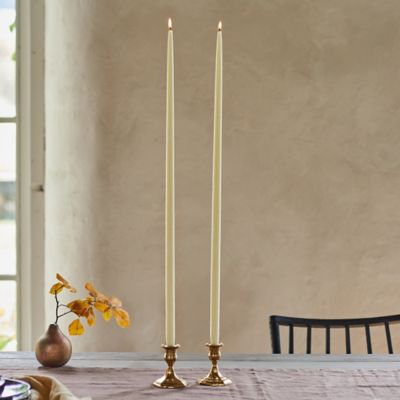 Unscented Taper Candles, 30 Inch Set of 2