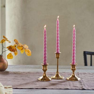 Twisty Taper Candles, Set of 3