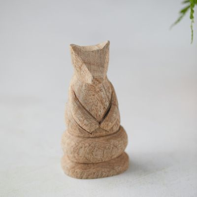 Carved Wood Fox