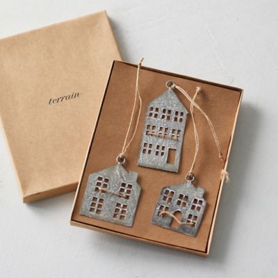 Cozy Home Iron Gift Toppers, Set of 3 - Terrain