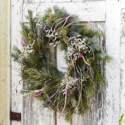 Fresh Noble Fir + Lavender Wreath