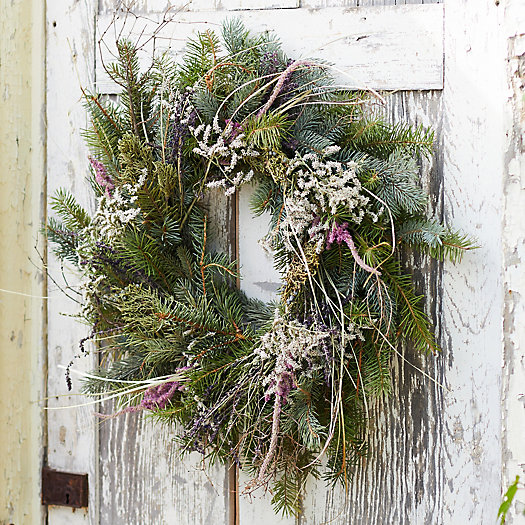 View larger image of Fresh Noble Fir + Lavender Wreath