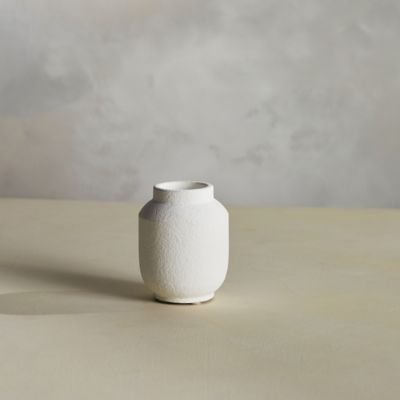 Matte Terracotta Vase, Wide Top Bud