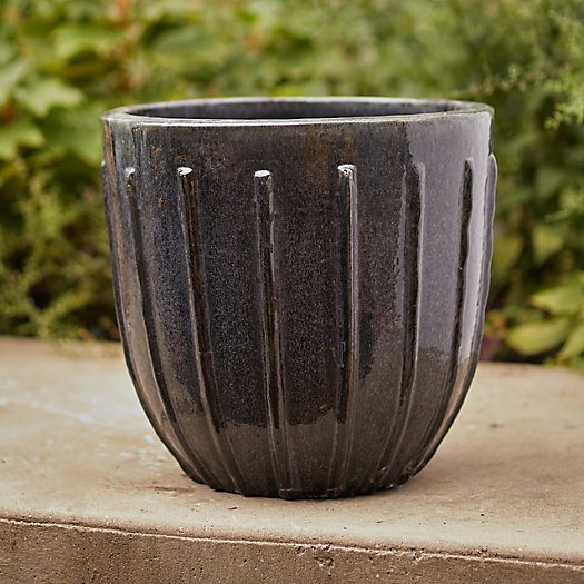 View larger image of Linear Ceramic Egg Planter
