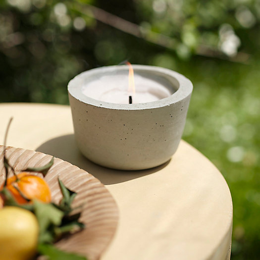 View larger image of Ceramic Bowl Candle, Basil and Citrus Citronella