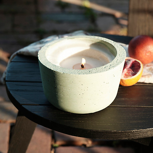View larger image of Ceramic Bowl Candle, Basil and Citrus Citronella