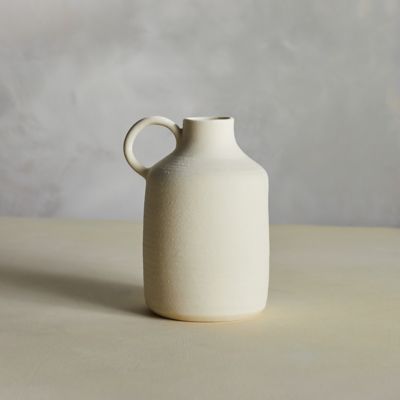 Porcelain Jug Vase, One Handle