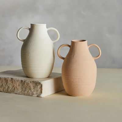 Porcelain Jug Vase, Two Handle