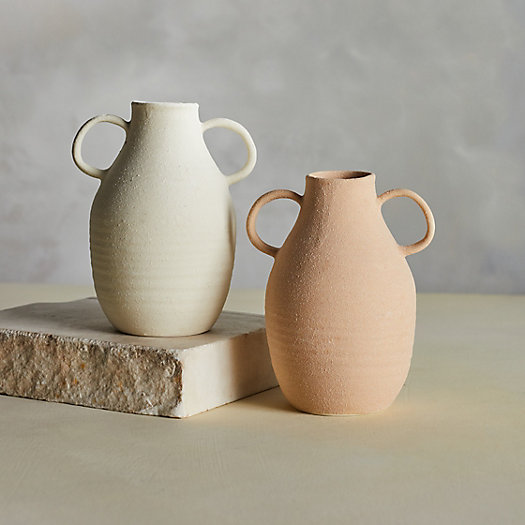 View larger image of Porcelain Jug Vase, Two Handle