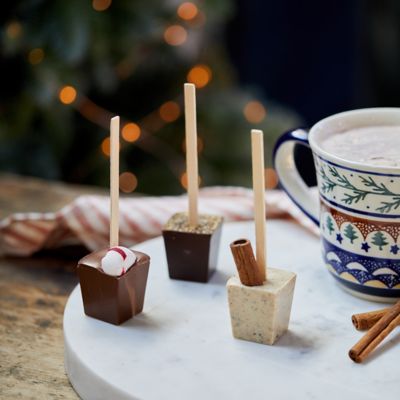 Hot Cocoa Stir Spoons, Set of 3 Holiday Flavors