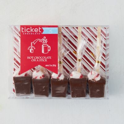 Natural Peppermint Cocoa Stirrers – Pink Antlers