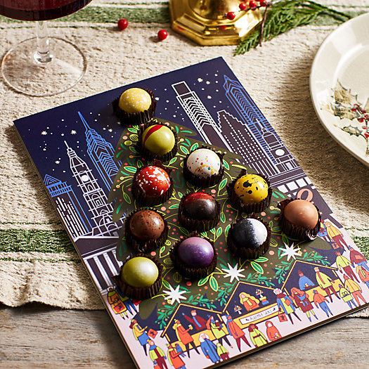 View larger image of Aurora Grace Christmas Tree Gift Box, 11 Chocolates