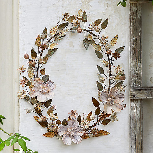 View larger image of Floral Iron Wreath