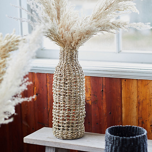View larger image of Woven Seagrass Vase