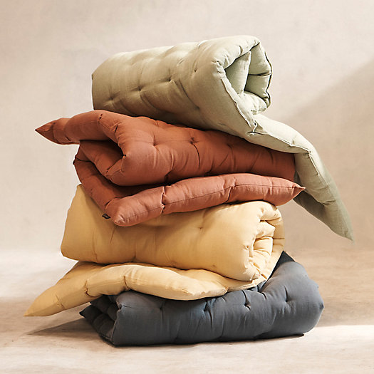 View larger image of Tufted Cotton Cushion, Solid