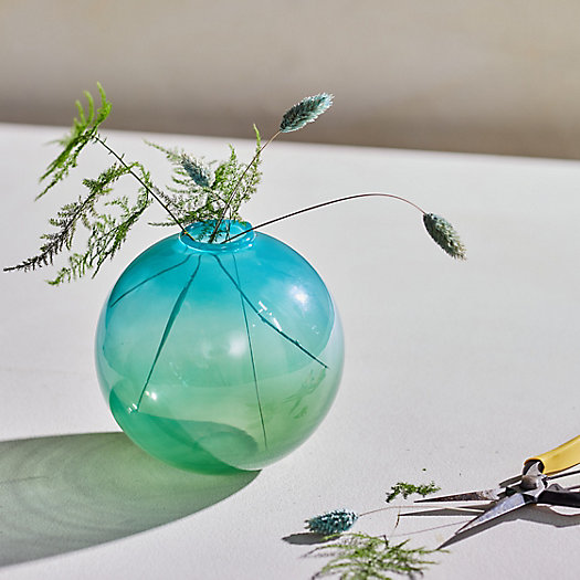 View larger image of Bauble Bud Vase, Ocean Green