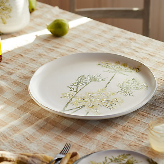 View larger image of Queen Anne's Lace Ceramic Platter, Round
