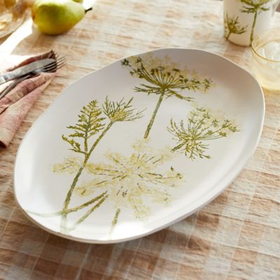 Queen Anne's Lace Platter, Oval