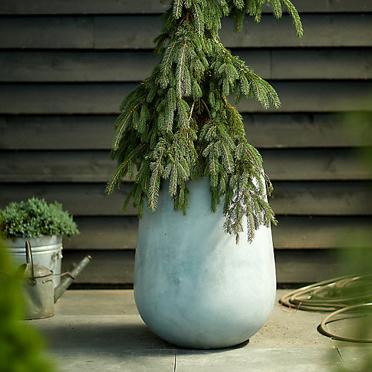 View larger image of Fiber Concrete Tall Rounded Pot, 22"