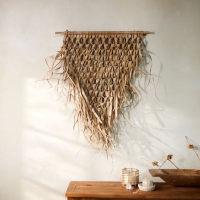 Geo Palm Leaf Wall Hanging Terrain