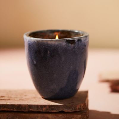 Ceramic Egg Pot Candle, Citronella