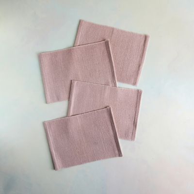 Solid Cotton Placemats, Set of 4