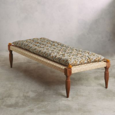 Woven Teak Daybed