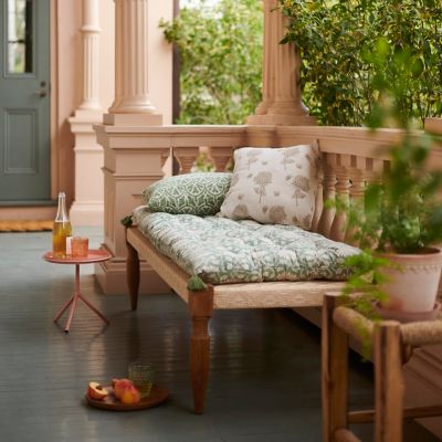 Woven Teak Daybed
