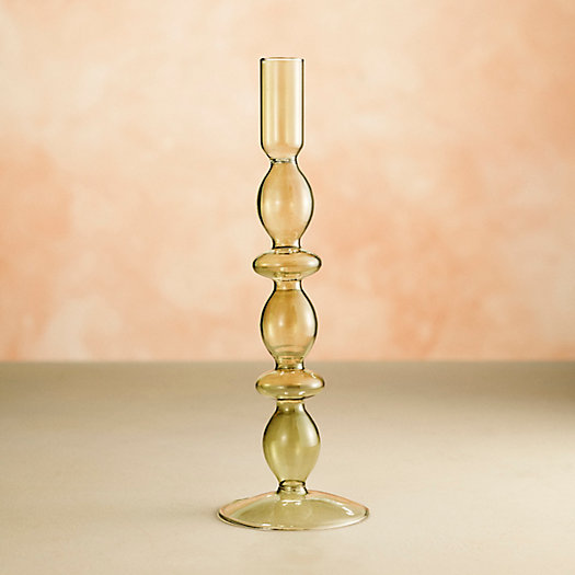 View larger image of Shaped Glass Candlestick