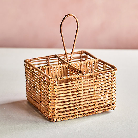 View larger image of Rattan 4-Drink Caddy