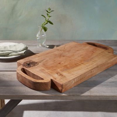 Reclaimed Wood Serving Board, Double Handle