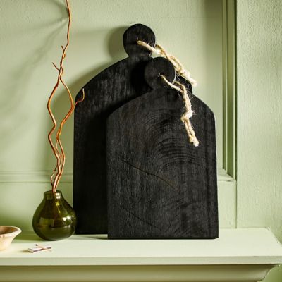 Black Reclaimed Wood Serving Board