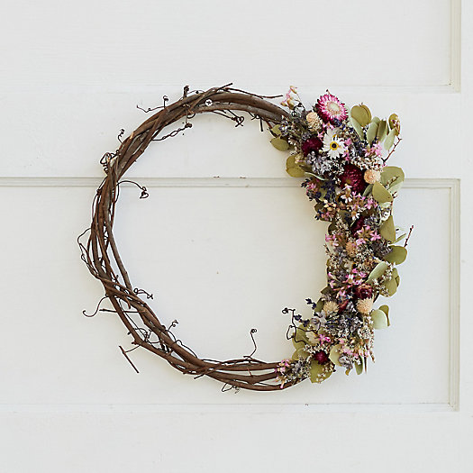 View larger image of Right Side Hand Meadow Flower Asymmetrical Wreath