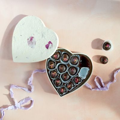 Valentine's Day Hibiscus + Rose Chocolates, 14 Pieces