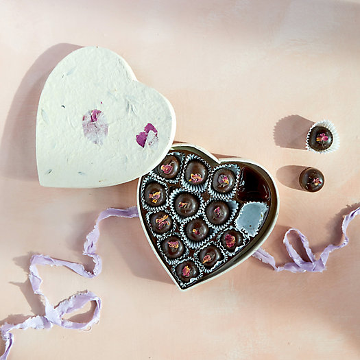 View larger image of Valentine's Day Hibiscus + Rose Chocolates, 14 Pieces