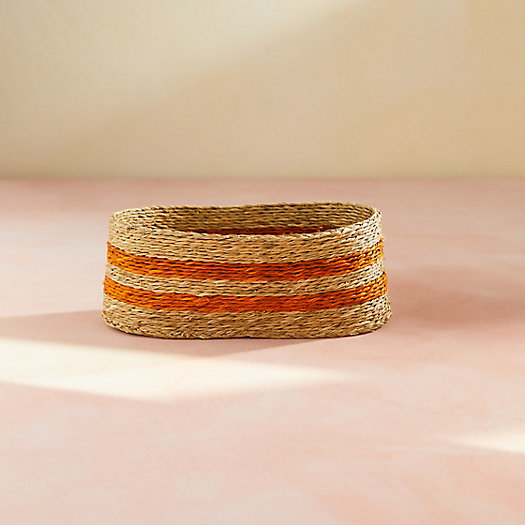 View larger image of Woven Stripe Bread Basket