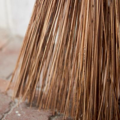 18 in. Multi-Surface Sturdy Outdoor Coconut Bristle Upright Garden Broom  BR904 - The Home Depot