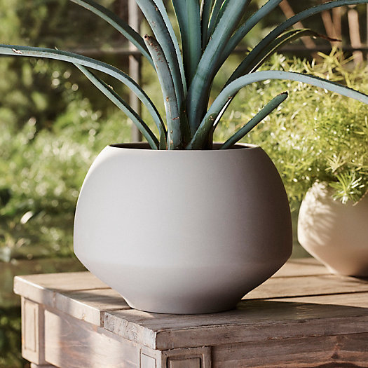 View larger image of Angled Base Ceramic Planter, 6"