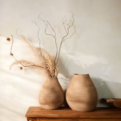 Medium Woven Jute Vase
