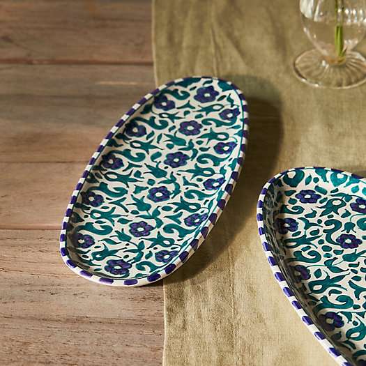 View larger image of Flower + Vine Ceramic Serving Platter