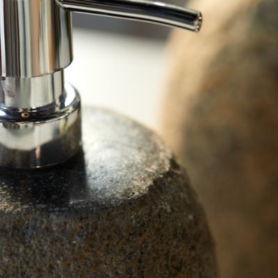 Elegant Soap Dispenser / Dishwashing Liquid Dispenser Made of Natural Stone  is an Eye-catcher in Your Bathroom / Kitchen 