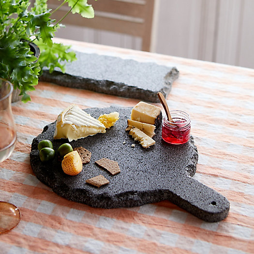View larger image of Raw Edge Slate Serving Board, Round