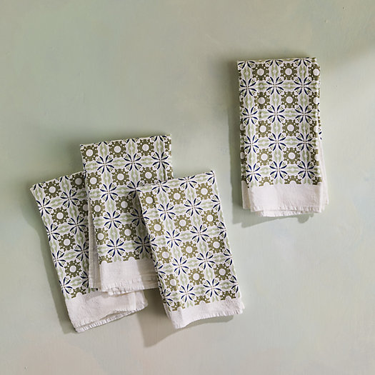 View larger image of Moss Chicory Napkins, Set of 4