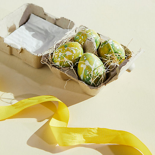 View larger image of Mango Ganache Easter Egg Chocolates, Set of 4