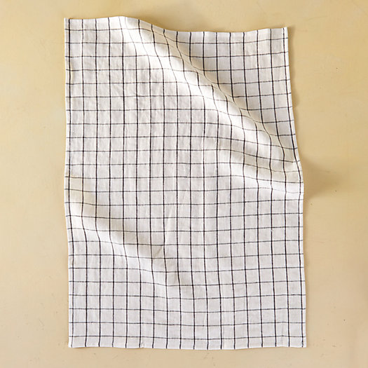 View larger image of Windowpane Linen Dish Towel
