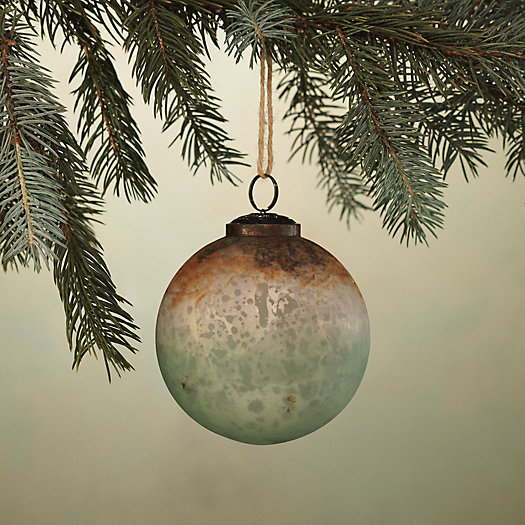 View larger image of Antiqued Glass Globe Ornament