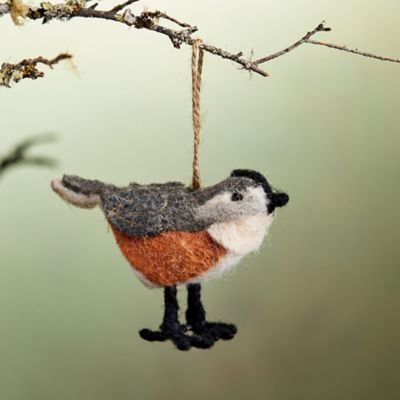 Woodland Bird Felt Ornament